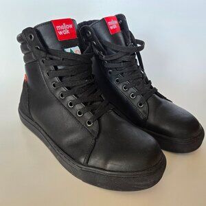 Mellow Walk Jessica Women's High Top 6" Steel Toe Work Shoe 486339 - Black